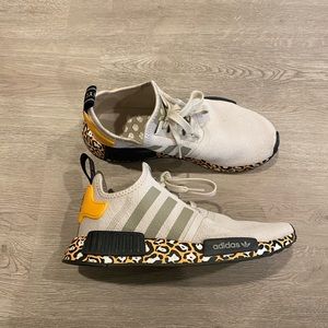 Never worn outside adidas NMD cheetah print